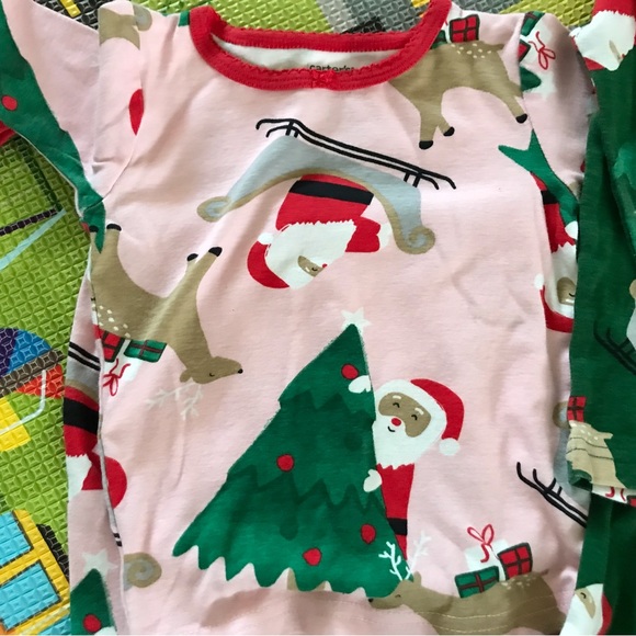 Boy/Girl Twin Matching Holiday Pajamas size 2T - Picture 3 of 6
